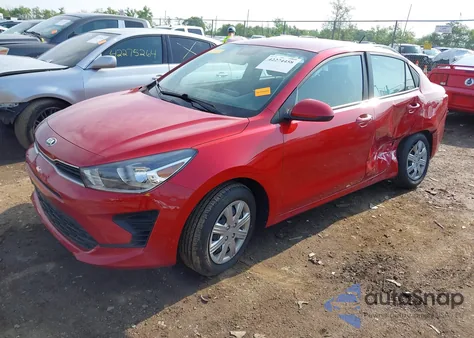 2021 Kia Rio S из США, поврежденный, VIN 3KPA24AD6ME424822